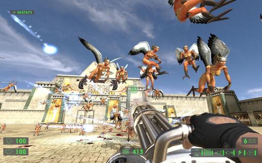 Serious Sam. Первая кровь - Serious Sam: The First Encounter HD - скриншоты от 05.08.2009.